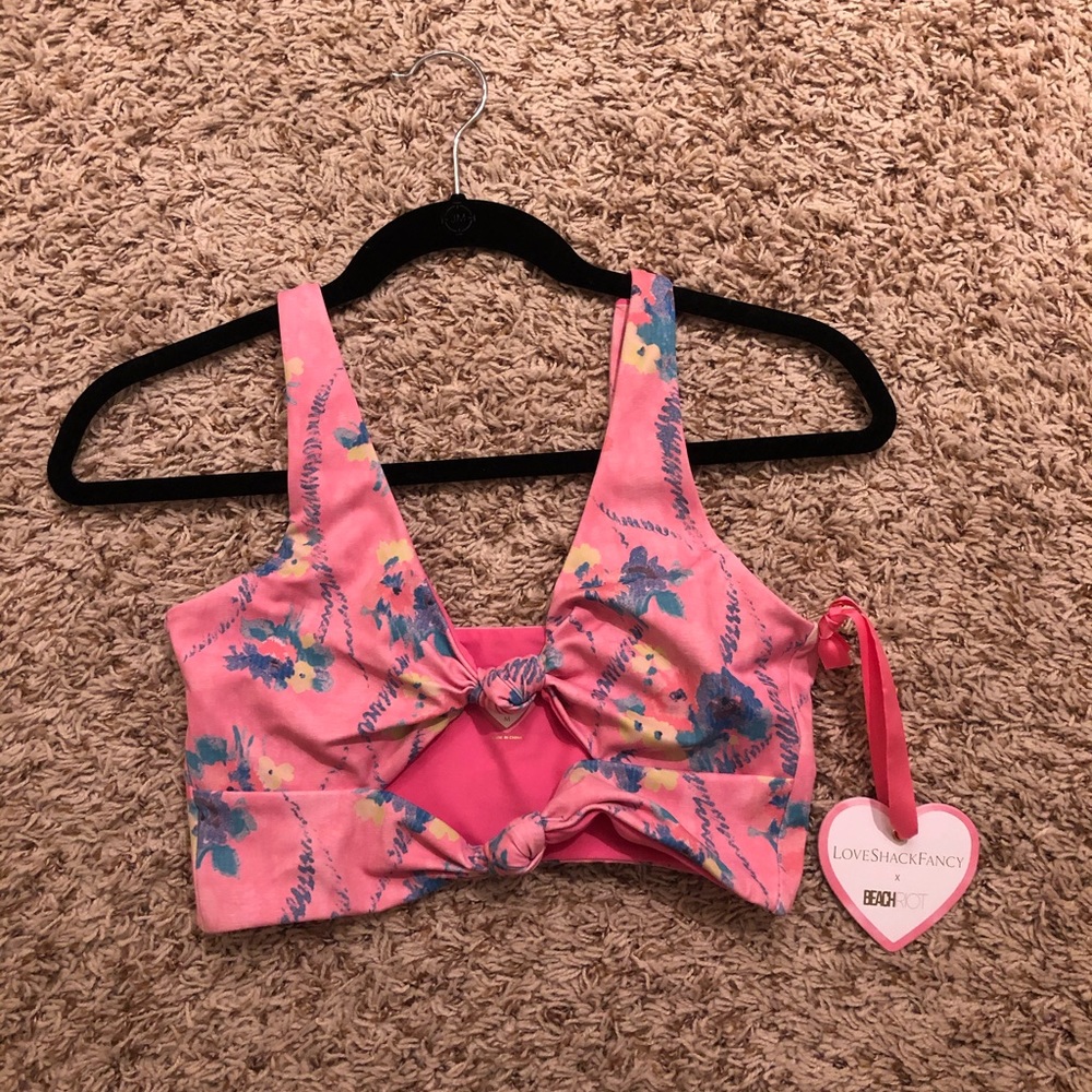 NWT LoveShackFancy x BEACHRIOT sports bra